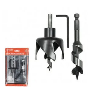 Kit d'installation de Serrure:Scie Cloche D54mm+Foret d22mm