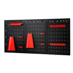 Panneau à outils mural: 120cmx60cmx2cm+25 crochets