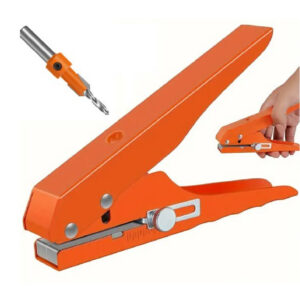 Pince Perforatrice Robuste d8mm à trou+Fraise (chants/plastique/carton..)